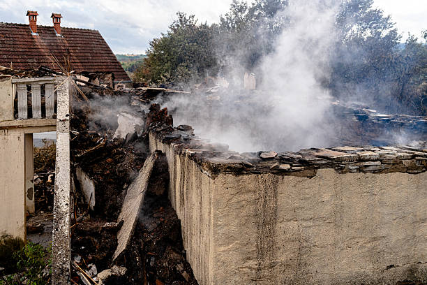 Professional Fire Damage Removal technician working in Myakka City, FL